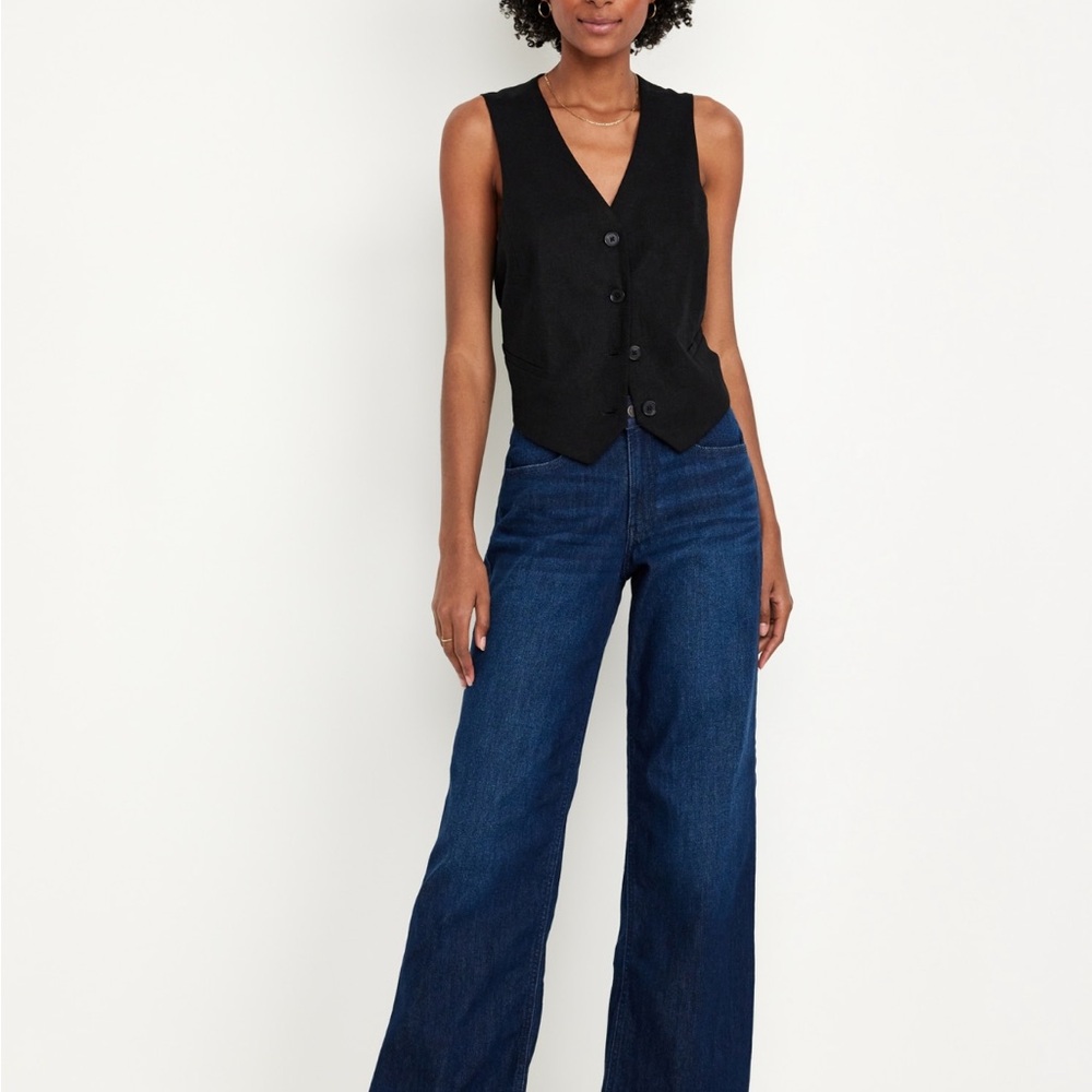 Old Navy. High Rise Wow Wide Leg Jean